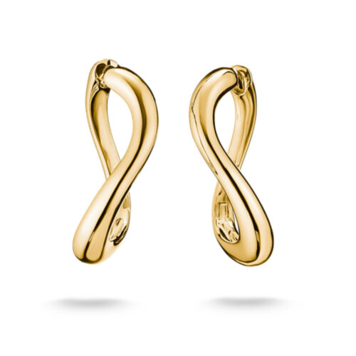 Thomas Sabo - Ørepynt Wave Hoop i gullforgylt