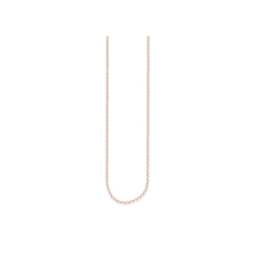 Thomas Sabo – Ankerlenke i roseforgylt sølv, lengde 70 cm