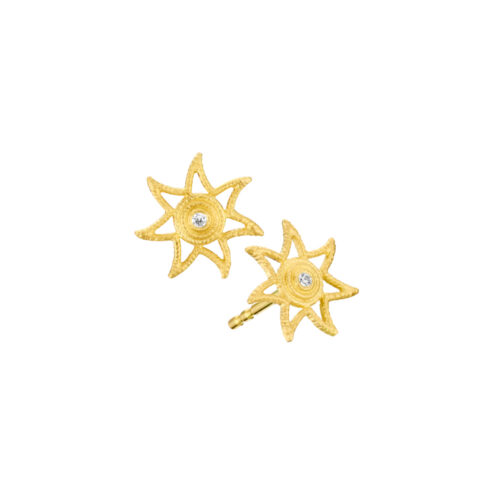 Dulong – Sun ørepynt med diamant – Liten