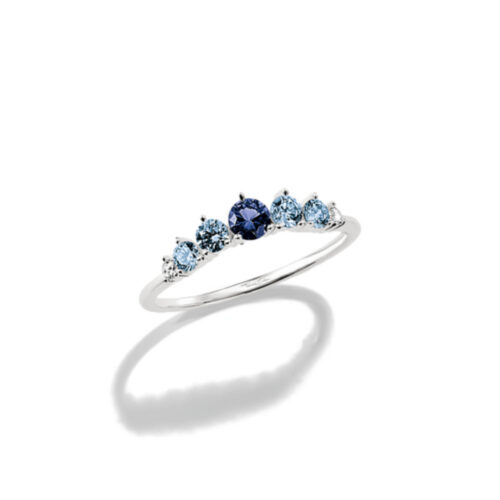 Thomas Sabo - Ring i sølv med blå stener