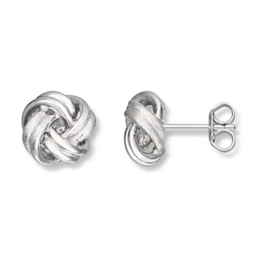Silver by Frisenberg- Ørepynt knute i sølv