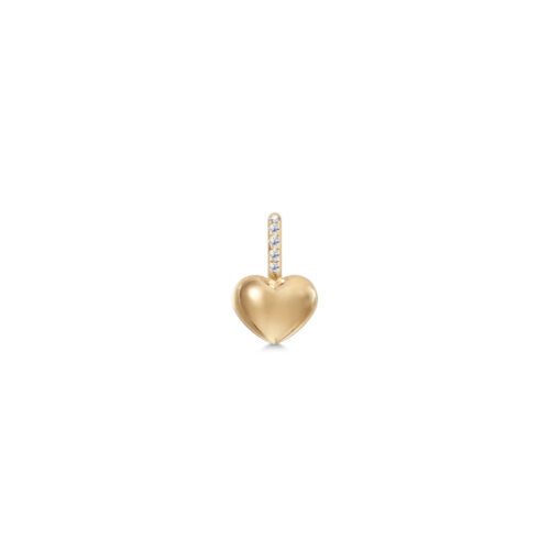 Julie Sandlau - Pure Love anheng i 14k gult gull med diamanter