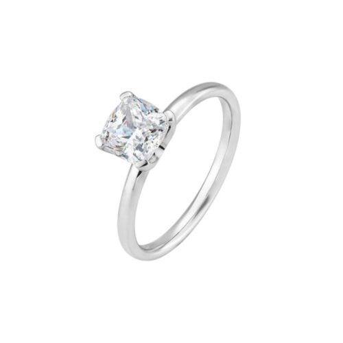 Saint Maurice – Cushion diamantring i hvitt gull 1,50 ct