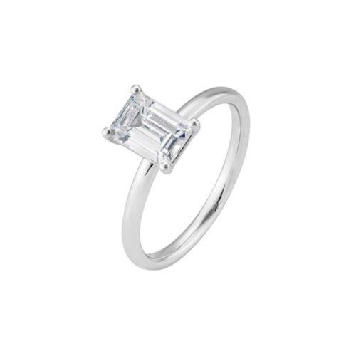 Saint Maurice - Emerald diamantring i 14 k hvitt gull 1,50 ct