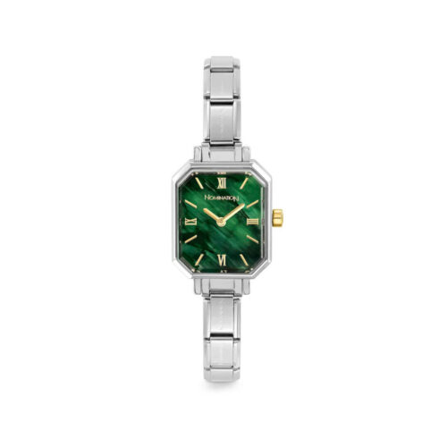 Nomination - Paris rectangular watch, Malachite Green