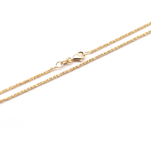 Noën - Disco chain 70cm i forgylt sølv sterling silver 925