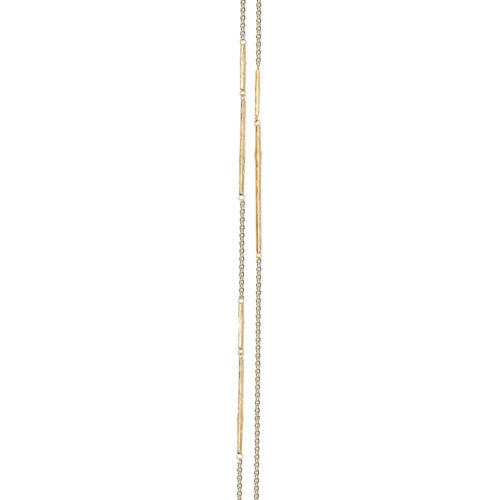 Nöen - Forest halssmykke 50cm i forgylt sølv.
