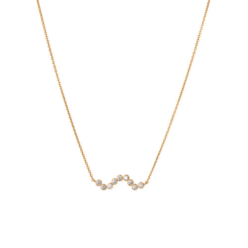 Stine A Jewelry - Midnight Sparkle Necklace Gold