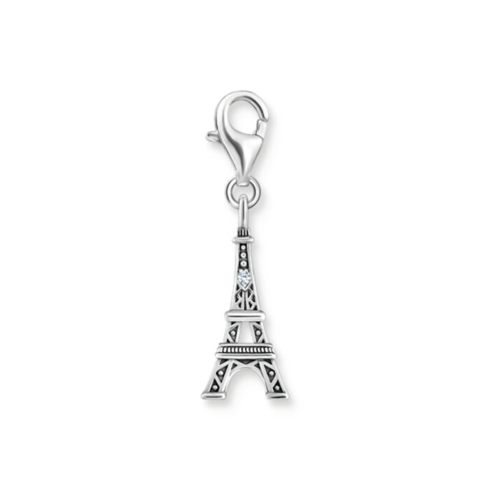 2074 643 21 a1 Thomas Sabo - Charm/anheng i sølv med zirkonia, Eiffeltårnet - As We Kiss Thomas Sabo - Charm/anheng i sølv med zirkonia, Eiffeltårnet - As We Kiss