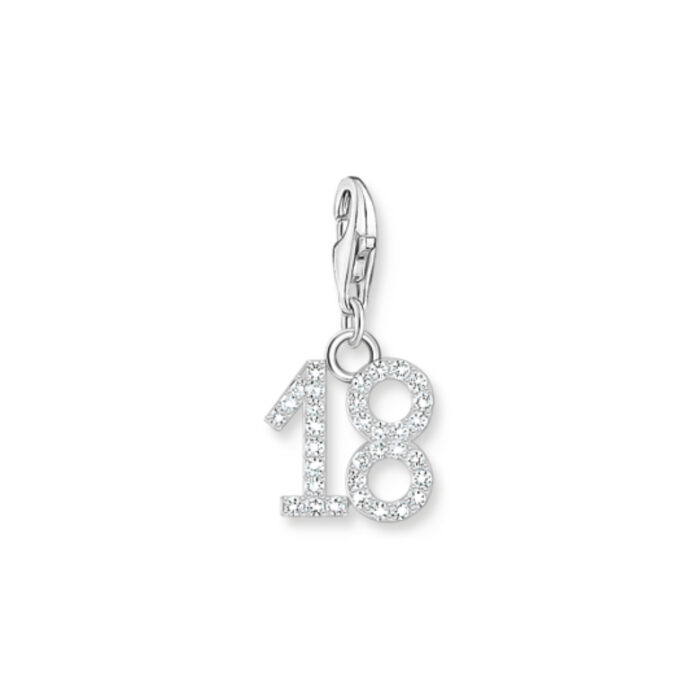 Thomas Sabo - Charm/anheng i sølv med zirkonia, 18 - As We Tell