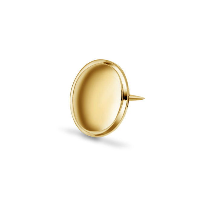 NC Christophersen - Tie tack i gult gull - Oval