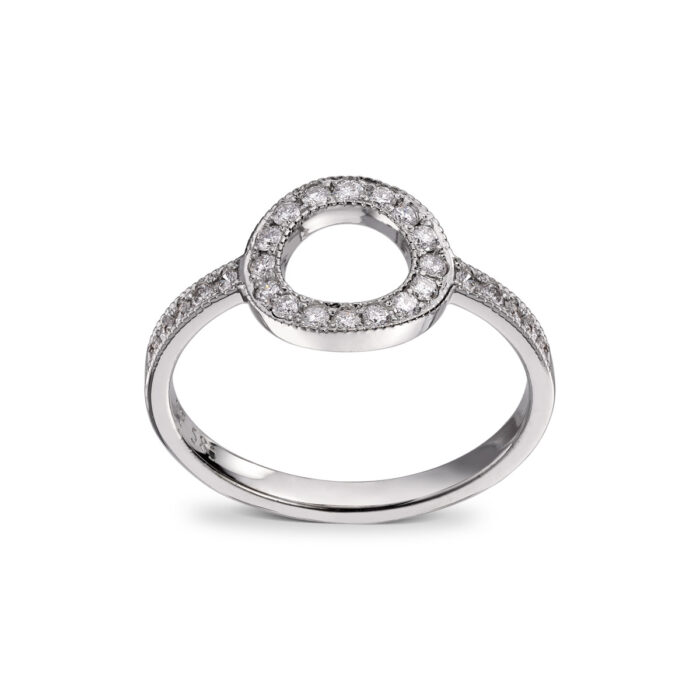 26 stk 001ct 1 Diamonds by Frisenberg - Ring i hvitt gull med diamanter - totalt 0,26 ct