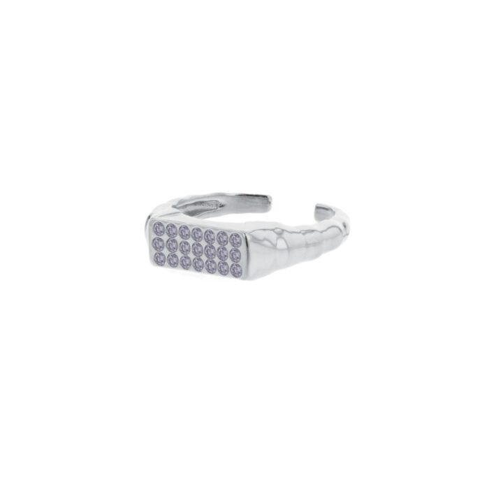 2981S0025 Hasla, Ray - Bedazzeled ring - Lavender Hasla, Ray - Bedazzeled ring - Lavender