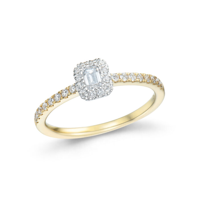 32.10383.G990.YW 4 Diamonds by Frisenberg - Ring i gult gull med diamanter Diamonds by Frisenberg - Ring i gult gull med diamanter
