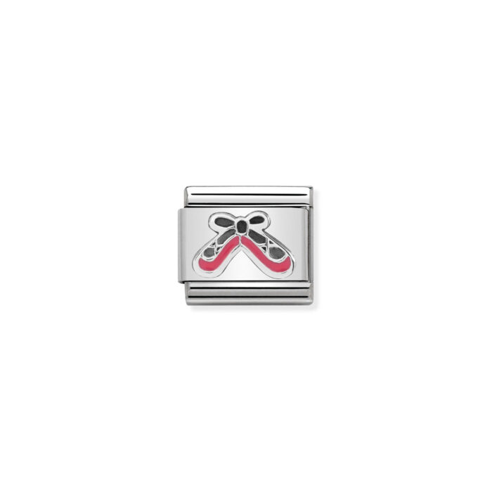 330202 41 01 Nomination - Composable Classic SYMBOLS in stainless steel , enamel and 925 sterling silver Ballet shoes Nomination - Composable Classic SYMBOLS in stainless steel , enamel and 925 sterling silver Ballet shoes