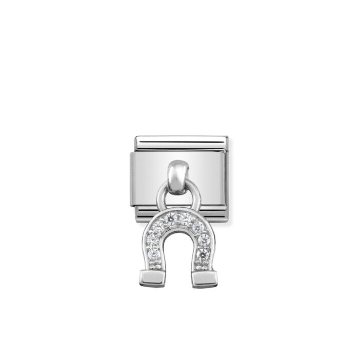 331800 03 01 Nomination - Composable Classic CHARMS stainless steel and 925 sterling silver Horseshoe