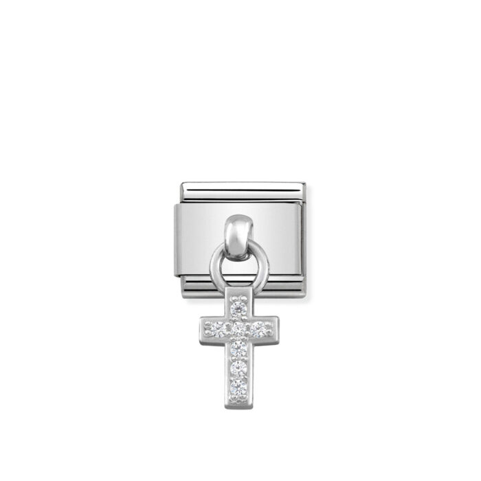 331800 04 01 Nomination - Composable Classic CHARMS stainless steel and 925 sterling silver Cross