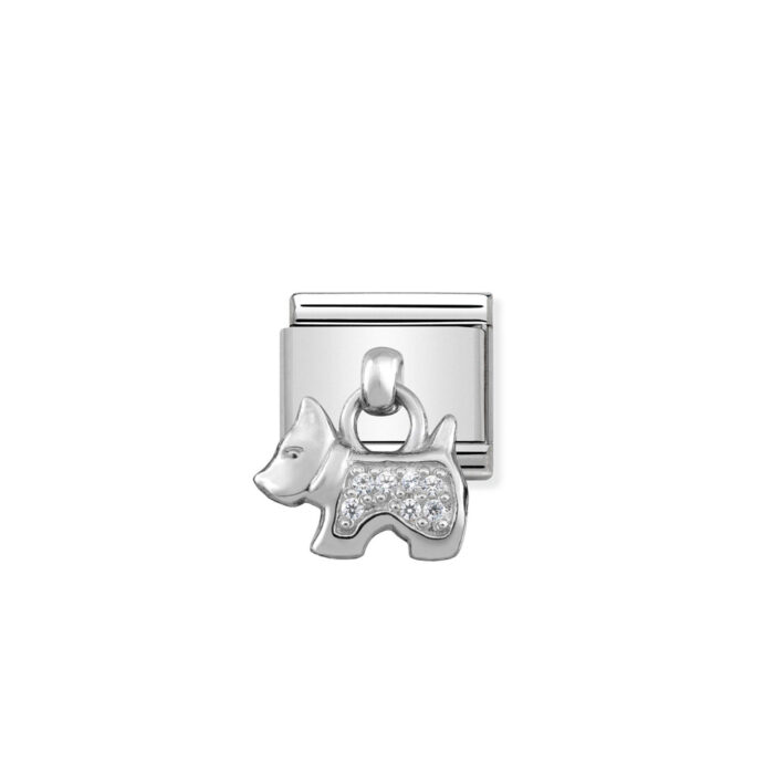 331800 09 01 Nomination - Composable Classic CHARMS stainless steel and 925 sterling silver Dog Nomination - Composable Classic CHARMS stainless steel and 925 sterling silver Dog