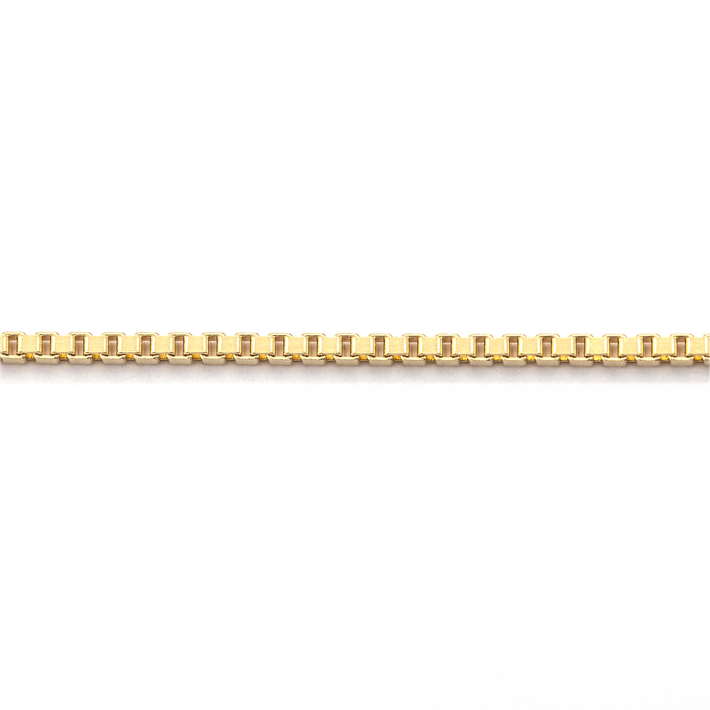 3450 1mm 42cm 9 9 Ven Gold by Frisenberg -Venetziansk gullkjede 585 - 1,0 mm - Gult gull