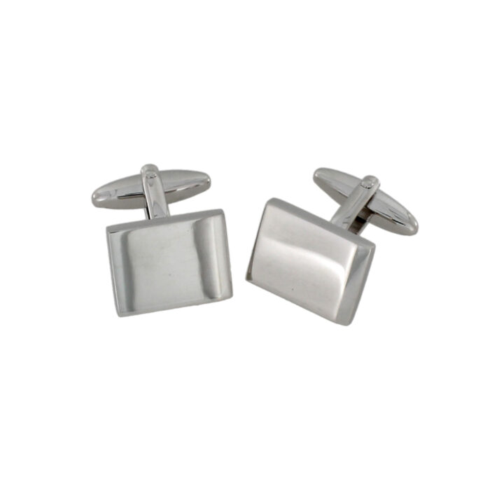 3545063 PAN - Rekangulære mansjettknapper i sølv