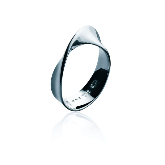 3551340 Möbius Ring Georg Jensen - Möbius ring i sølv