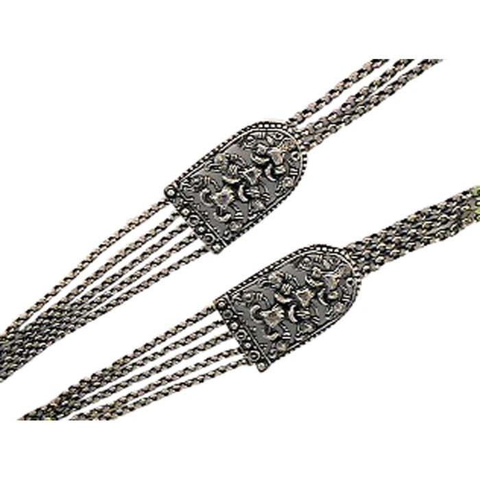 3793922 SAGA-sølv-collier-"ornament"
