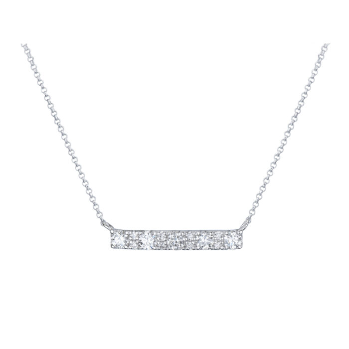 38.10328.G995.W 3 Diamonds by Frisenberg - Anheng i hvitt gull med diamanter