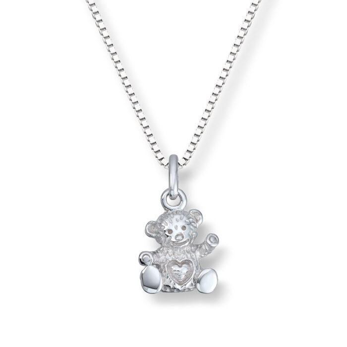 40 11574 060 560 Silver by Frisenberg - Halssmykke i sølv, teddy bjørn