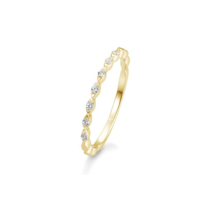 Saint Maurice - Eternity Fantasy Ring I Gult Gull Med Diamanter 0