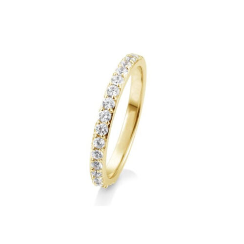 Saint Maurice - Eternity Ring I Gult Gull Med Diamanter 0