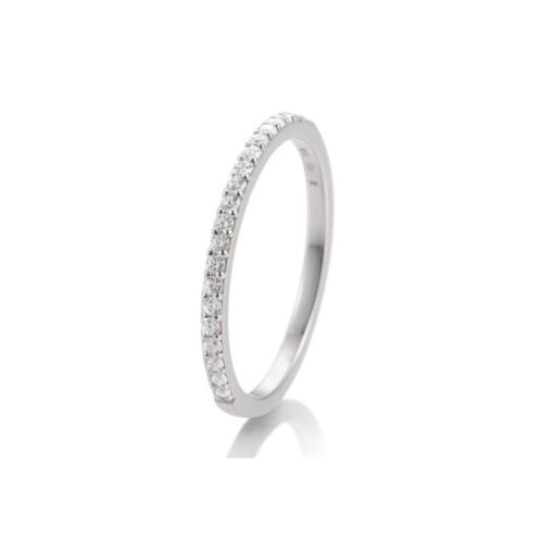 Saint Maurice - Eternity Ring I hvitt Gull Med Diamanter 0