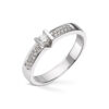Diamonds by Frisenberg - Ring i hvitt gull ialt 0,19 ct diamanter