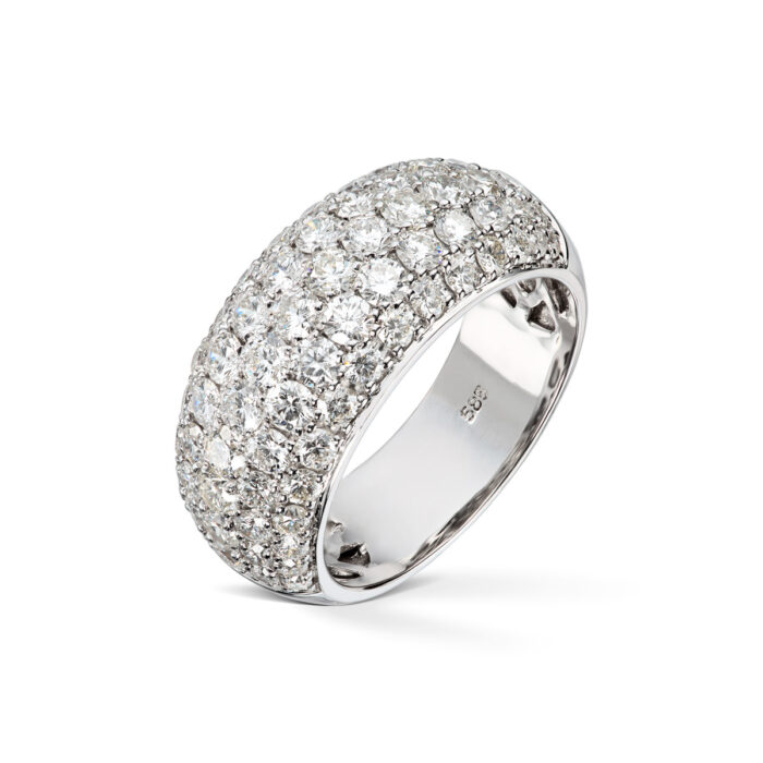 50 00601 1255 Diamonds by Frisenberg -Diamantring i hvitt gull 14K og diamanter ialt 3,17 ct TW/SI1