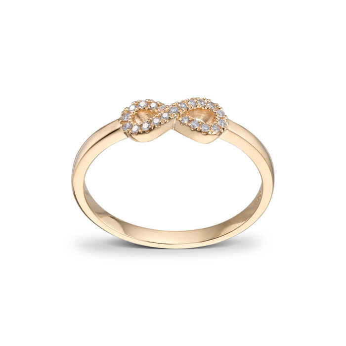 50 70846 1250 4900 1 Diamonds by Frisenberg - Infinity ring i gult gull med diamanter Diamonds by Frisenberg - Infinity ring i gult gull med diamanter