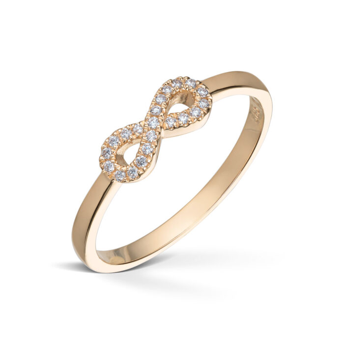 50 70846 1250 4900 Diamonds by Frisenberg - Infinity ring i gult gull med diamanter Diamonds by Frisenberg - Infinity ring i gult gull med diamanter