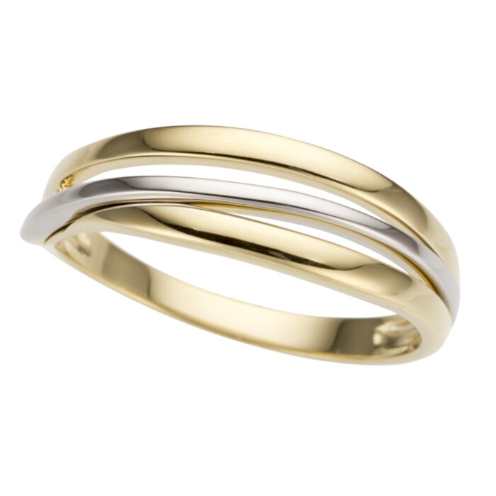 501447 Gold by Frisenberg - ring i gult/hvitt gull Gold by Frisenberg - ring i gult/hvitt gull