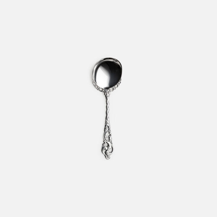 517595 Dobbel Rococo - Syltetøy skje - 13 cm sølv