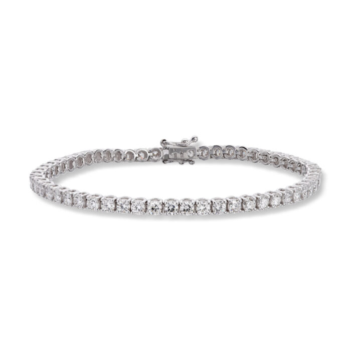 520 TW SI 99500 Diamonds by Frisenberg - Tennis armbånd i hvitt gull med diamanter - Totalt 5,00 ct