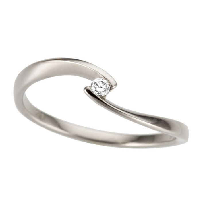 546307 Diamonds by Frisenberg - Ring i hvitt gull med diamant