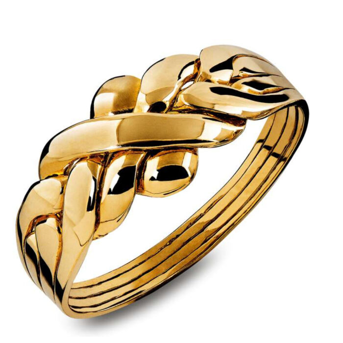 56892 Espeland - Libanon Ring i 14 kt gult gull - 4 deler