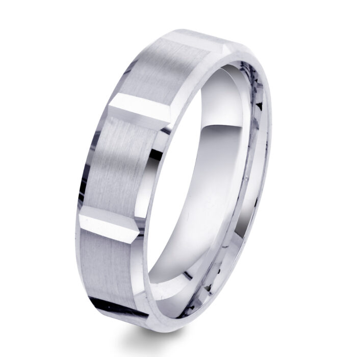 64509 Arne Nordlie - Ring i sølv med børstet overflate