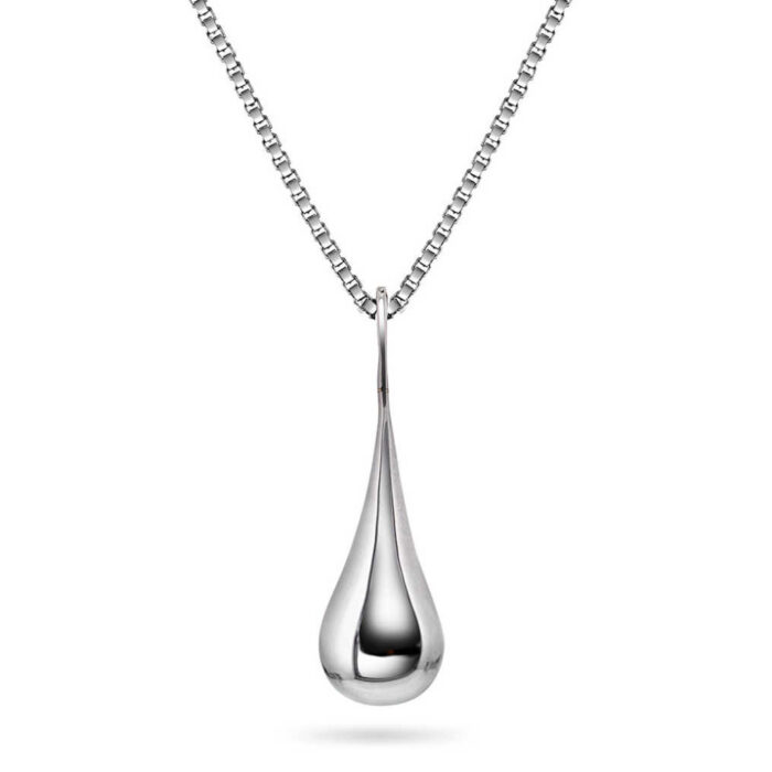 991842 A PAN Jewelry - Halssmykke i sølv, dråpe