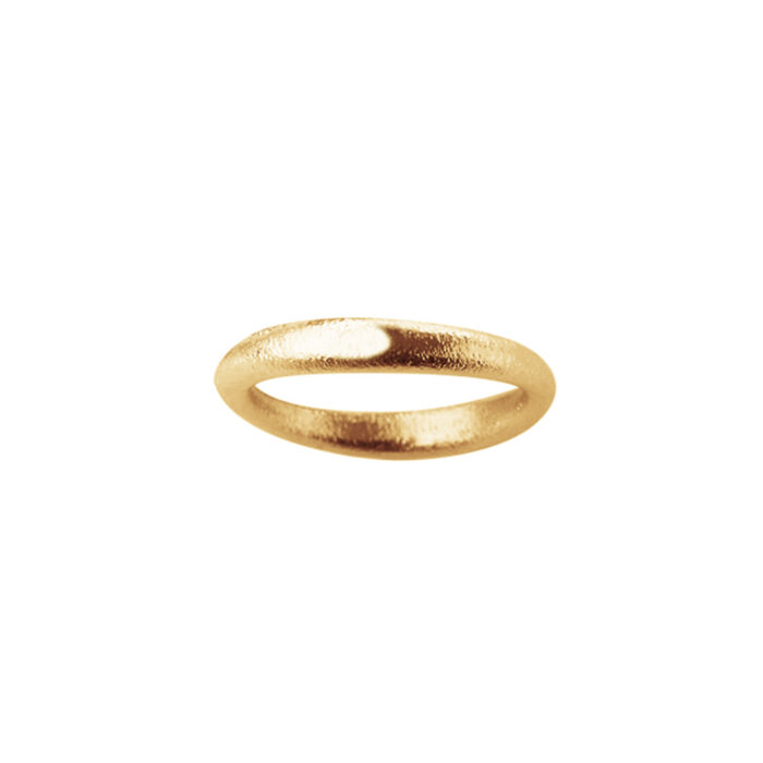 A1343 401 T Ole Lynggaard - Love Ring nr. 3 i gult gull med BLANK overflate