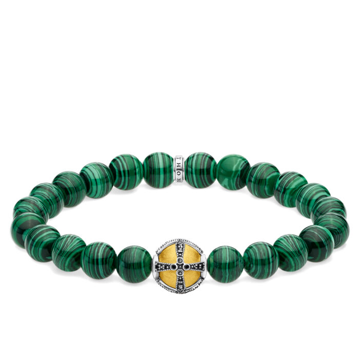 A1930 555 6 Thomas Sabo - Bracelet Cross Green - Armbånd