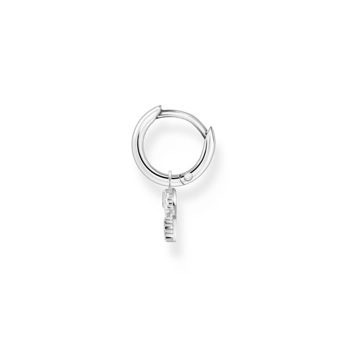 CR701 051 14 a1 Thomas Sabo – Single Hoop earring with key pendant i sølv Thomas Sabo – Single Hoop earring with key pendant i sølv