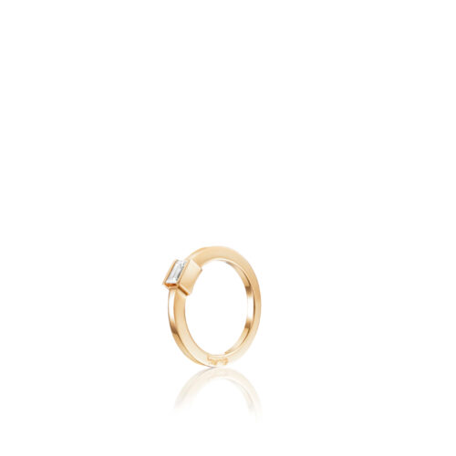 Efva Attling - Deco wedding - Ring i gull med diamant