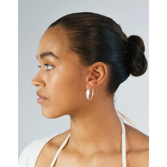 Dulong Aura Hoop earrings 2 Dulong - Aura øreringer - Velg mellom 18k gult gull eller sølv