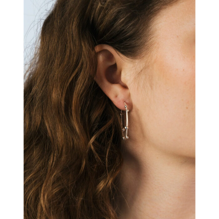 Dulong Delphis Creol Earrings Large 2 Dulong - Delphis creoler, stor - Velg mellom 18k gult gull eller sølv