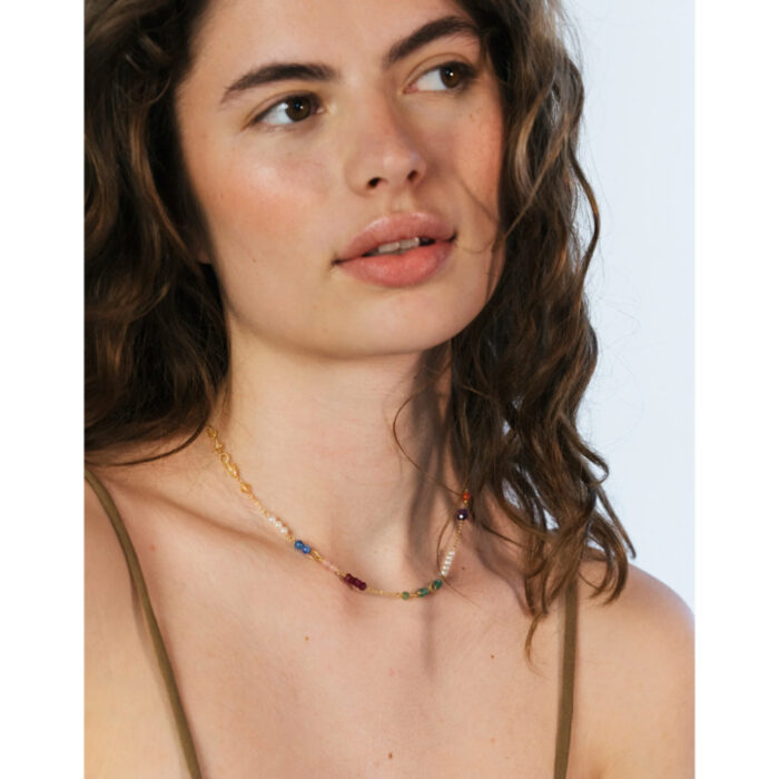 Dulong Piccolo Bloom Necklace 43 Dulong - Piccolo halssmykke i 18k gult gull - Bloom Dulong - Piccolo halssmykke i 18k gult gull - Bloom