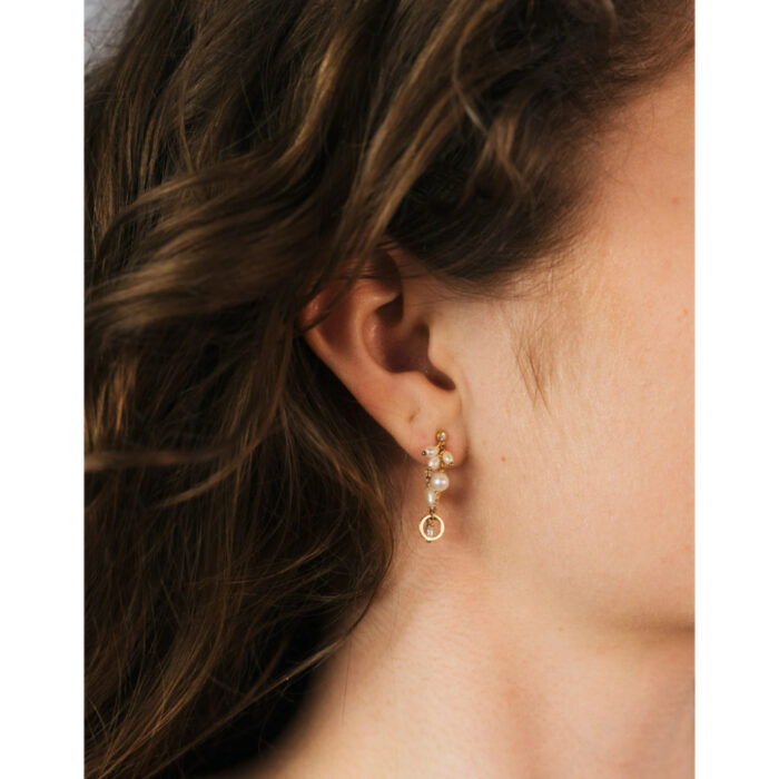 Dulong Piccolo Marina Earrings 4 Dulong - Piccolo ørepynt, Marina kort - Velg mellom 18k gult gull eller sølv
